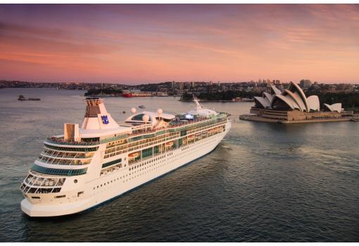 En Australia, frente a la famosa Ópera de Sydney